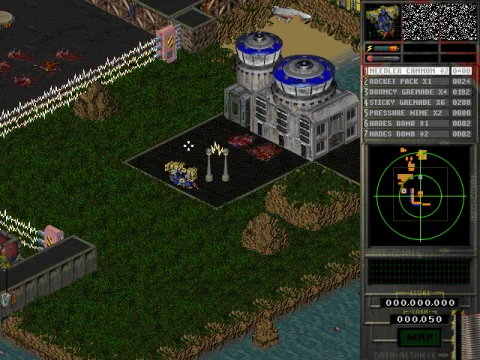 Destroying this generator will turn off the laser fence.