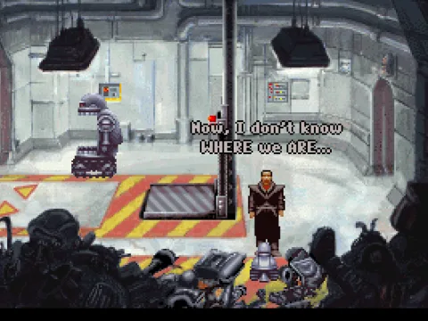 Characters in this game have a certain UNUSUAL way of EXPRESSING themselves, don't you THINK?