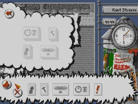 Once you have selected all four elements of your question, you then click the thumb-up to ask it