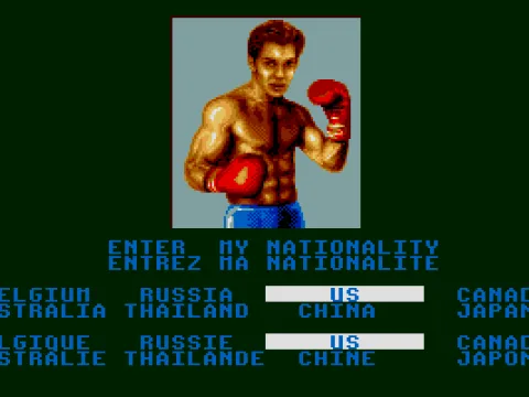 Selecting my nationality. (VGA)