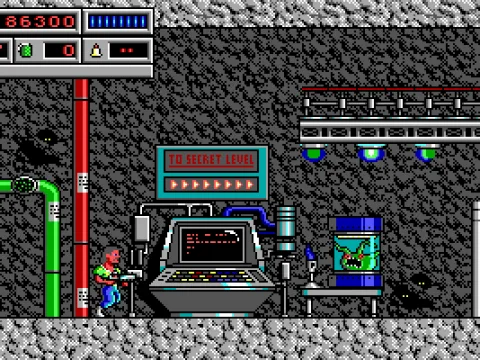 Snake stumbles upon a secret level.