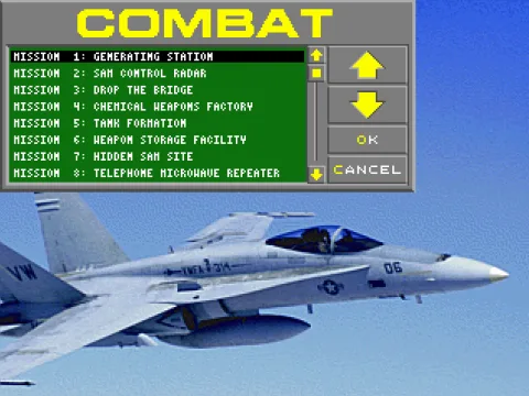 Mission screen