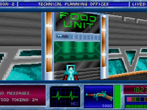 Coin-operated food dispensers are a source of health.