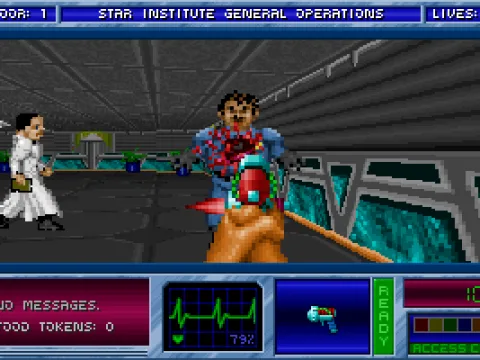 Sci-fi and slightly campy, but also still gory.