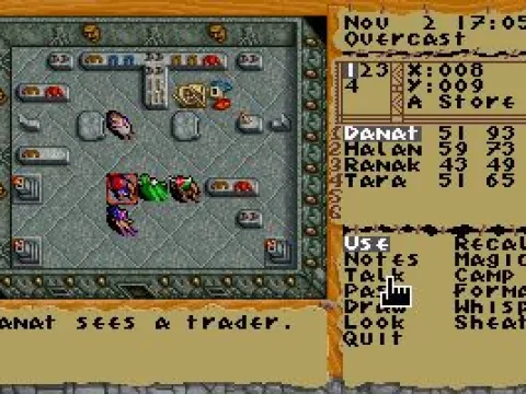 Stores in Bloodstone range from herbalists, to jewelers to armorers. Compulsive buyers should enjoy this game