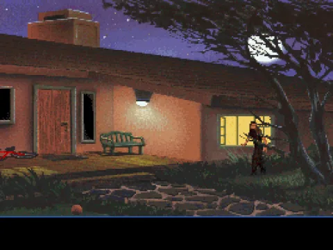 A prowler at night seeks revenge. (Intro sequence)