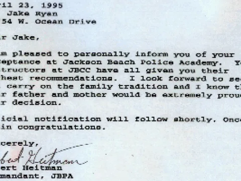 Our hero is recruited.