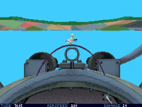 Enemy plane in sight !