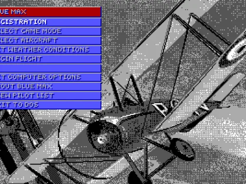 Main Menu (EGA)