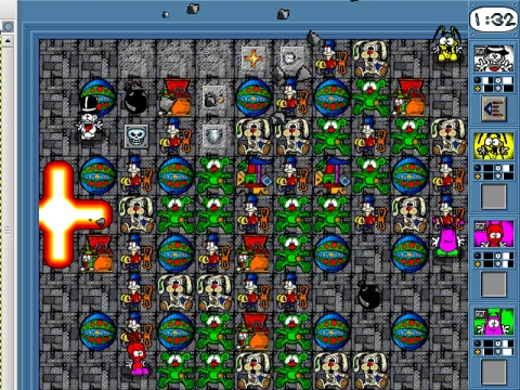 Lots of toys lying around here - let's bomb them away!