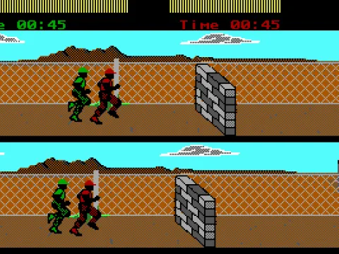 Race on the obstacle course (EGA)