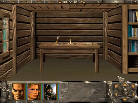 The hut where the game starts.