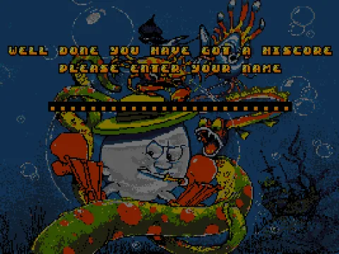 Hiscore screen (VGA)