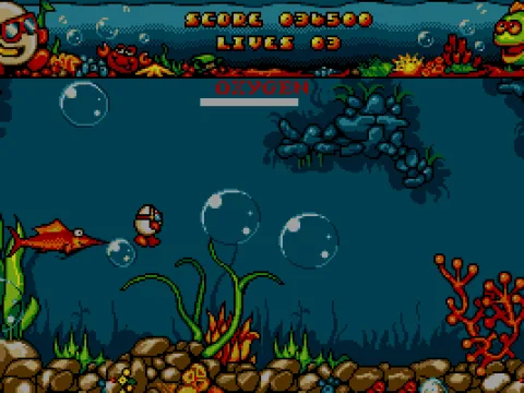 Trying to avoid deadly swordfish (VGA)