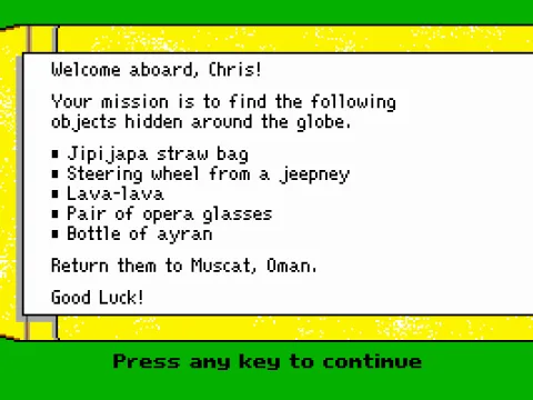 Heres your initial agenda: Where are these five items?