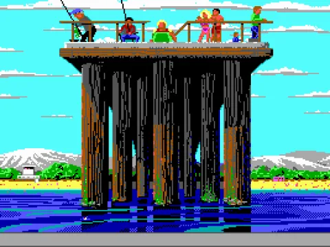 Jump off the pier, dude!