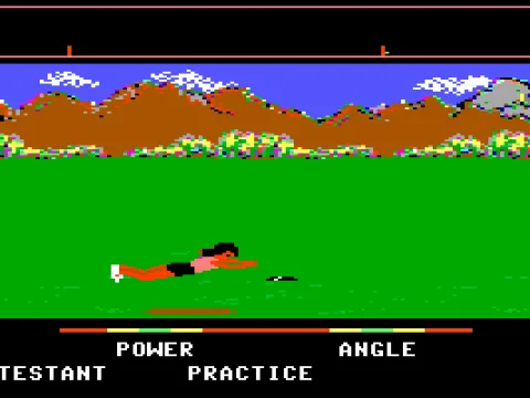 Flying Disc -- Dive! And she caught it too! (MCGA/VGA)