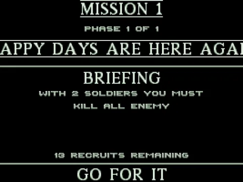 Mission briefing