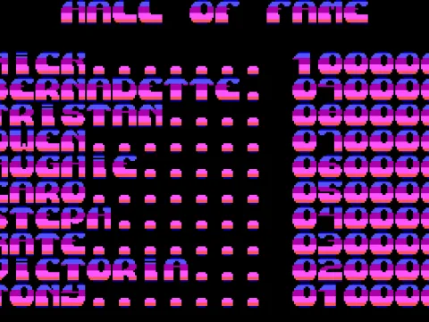 High score table (EGA)
