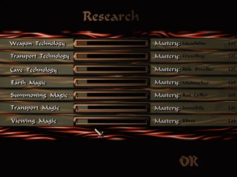 Research Screen