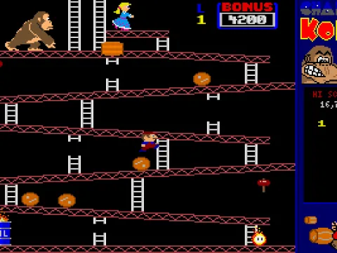 Jumping barrels is not easy at first, but give you points.