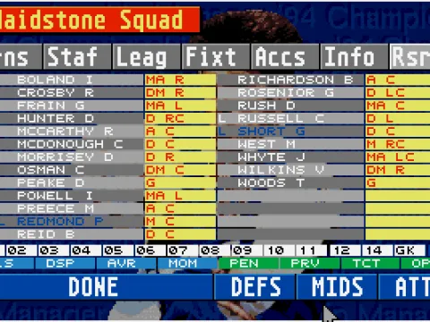 stats about your squad