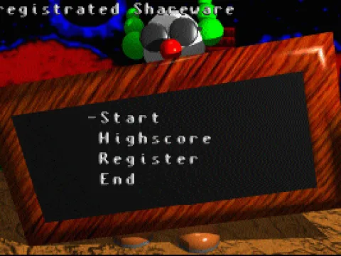 Main menu (shareware version)