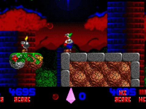 Tossing marbles is Charly's only weapon