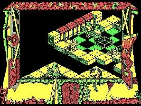 Training level start, Palette 0. Your glove is always centered in the screen.