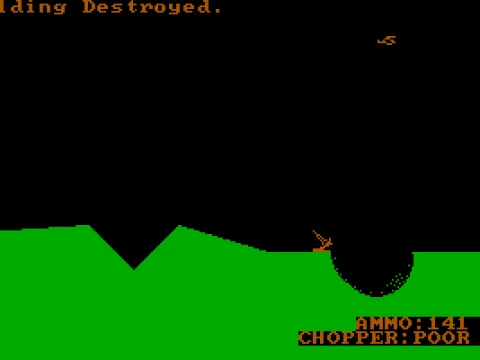 Destroying buildings is the objective of some missions.