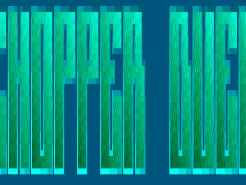 The game's title screen