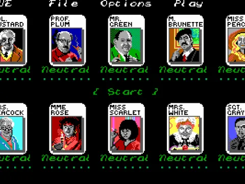 Player Selection Screen (EGA)