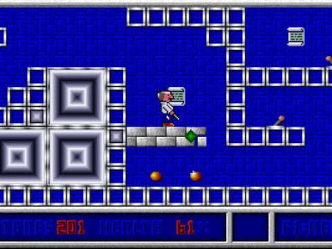 Notes on the wall give hints