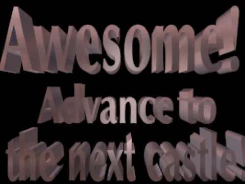 We completed a level