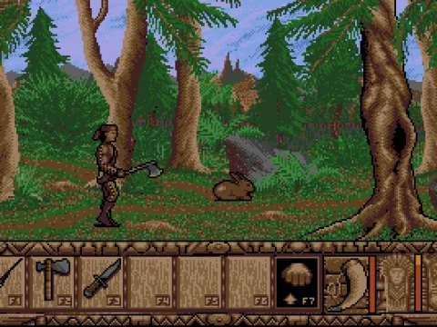 C'mere little rabbit. (VGA)