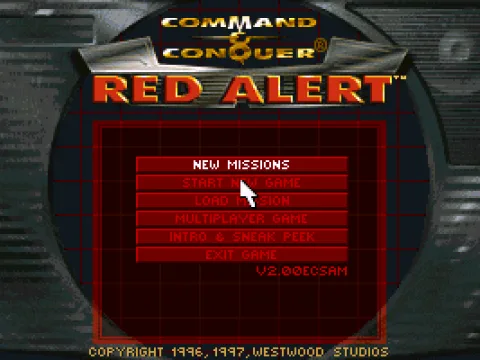 Main menu