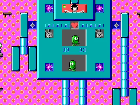 The final showdown with the bad guy.