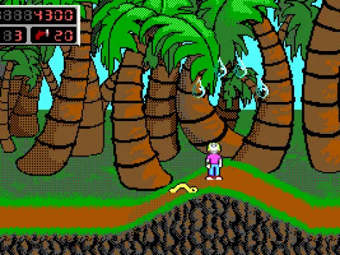 Lovely palm trees, nice weather, a stun gun in my hands... life is good! (EGA)