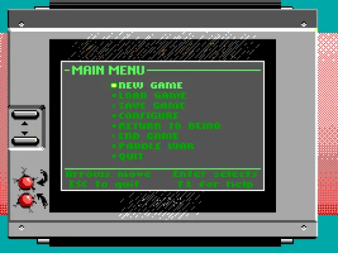 Main menu (EGA)