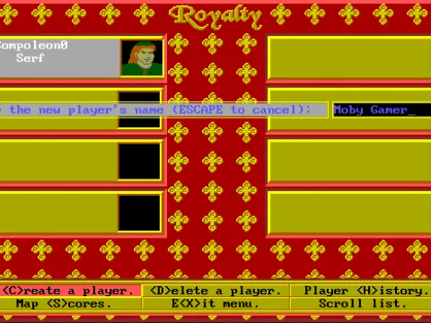 Generating a new player