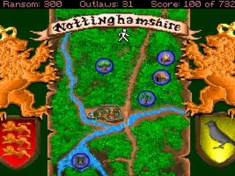 This is the general map of Nottinghamshire...