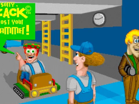 (From the intro) ...but his unfriendly colleagues mislay his tools.