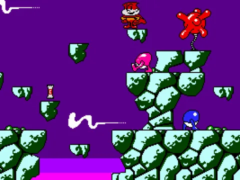 Don't fall down that pit or get hit by an egg creature (VGA)