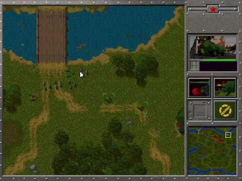 Red Army trying to delay german advance.