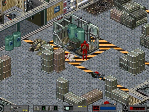 Destroy the environment to find hidden crates.