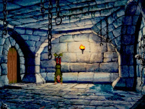 ...and young Brad awakens in prison.