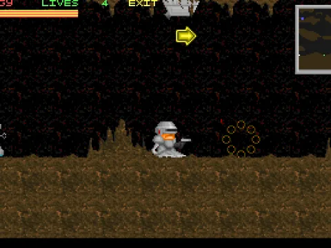 A little way into the game. Many baddies defeated and yet still they come