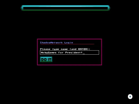 Enter ShadowNet login...