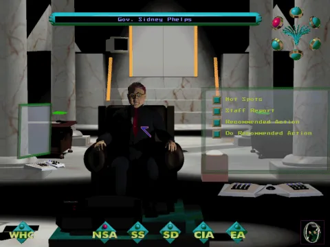 Governor Sidney Phelps - National Security Agency aka No Such Agency (NSA).