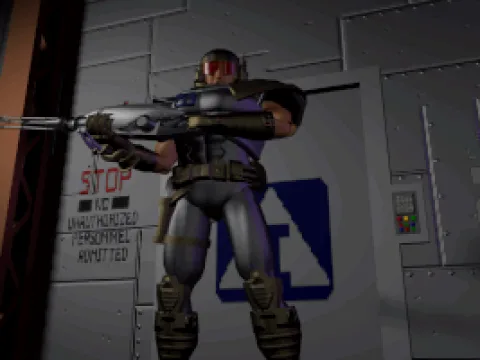 You, the cybernetic warrior Havoc (from the intro)